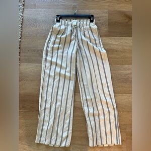 H&M Mama Before & After Linen-Blend Pants